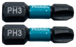 MAKITA KOŃCÓWKI WKRĘTAKOWE BITY PH3 2SZT. B-63622