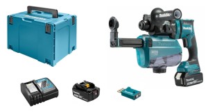 MAKITA DHR182TWJU MŁOTOWIERTARKA AKU. 18V AWS SDS+