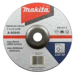 TARCZA DO METALU 180 X 6MM MAKITA A-80949