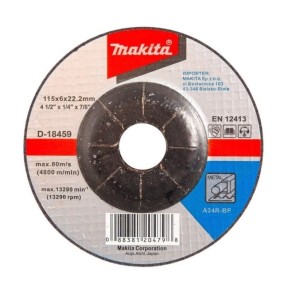 TARCZA SZLIFIERSKA DO METALU 115x6 MAKITA D-18459