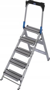 KRAUSE SCHODKI MONTAŻOWE ALUMINIOWE 1X5 3,00M