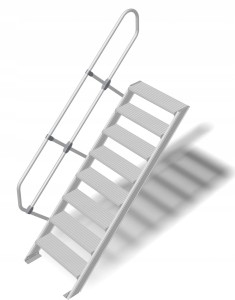 KRAUSE STABILO SCHODY ALUMINIOWE 1X8 1,72X0,80M
