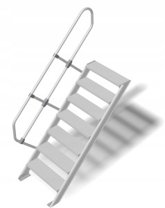 KRAUSE STABILO SCHODY ALUMINIOWE 1X7 1,51X0,60M