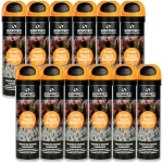 SOPPEC FARBA POMARAŃCZOWA SPRAY TRACK MARKER 12szt