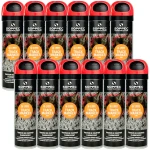 SOPPEC FARBA CZERWONA SPRAY TRACK MARKER 12szt