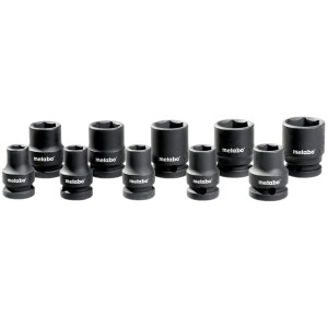 METABO 628831000 ZESTAW NASADEK KLUCZY NASADOWYCH UDAROWYCH 1/2" 10 SZT.