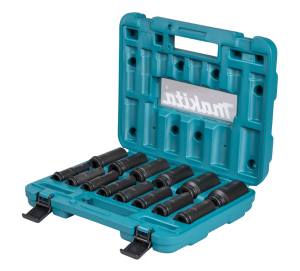 MAKITA E-16586 ZESTAW NASADEK UDAROWYCH 1/2" 10-32mm IMPACT BLACK 14szt.