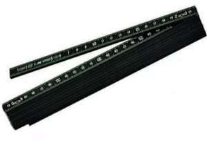 MEDID 2012 MIARKA STOLARSKA 2m MIARA SKŁADANA Z WŁÓKNA III KLASY CZARNA