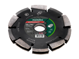 METABO TARCZA DIAMENTOWA PODWÓJNA ZESPOLONA DO BRUZDOWNICY 125x18x22,23mm