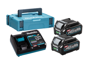 MAKITA ZESTAW ZASILAJĄCY 40V XGT DC40RA BL4025 2x 2,5Ah WALIZKA MAKPAC