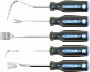 HOGERT HT8G397 ZESTAW ŚCIĄGACZY I HACZYKÓW 5szt