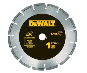 TARCZA DIAMENTOWA DO BETONU CEGŁY  230x22,2mm DEWALT DT3743