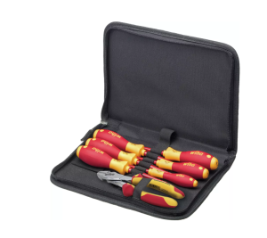 WIHA 38020 ZESTAW NARZĘDZI DLA ELEKTRYKÓW WKRĘTAKI SZCZYPCE WZMOCNIONE 8cz