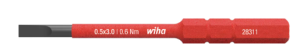 WIHA TRZPIEŃ WYMIENNY WKRĘTAK IZOLOWANY TORQUE VDE SLIMBIT PŁASKI 3x75mm