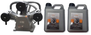 POMPA TŁOKOWA WALTER 880l/min SPRĘŻARKA GK 880 2004050401J + 2L OLEJU