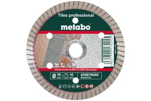 METABO DIAMENTOWA TARCZA DO CIĘCIA PŁYTEK 76x10,0 mm TP 626874000