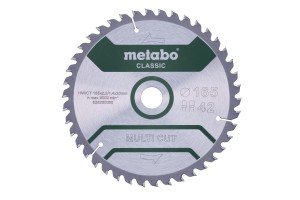 METABO PIŁA TARCZOWA MULTI CUT 165x20 Z42 FZ/TZ 5° 628280000 LAMINAT