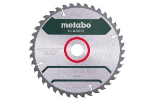 METABO TARCZA PIŁA TARCZOWA DO CIĘCIA DREWNA PŁYT 235x30mm 40Z 628680000