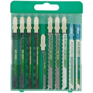 HIKOKI 750049 ZESTAW BRZESZCZOTÓW DO DREWNA METALU WYRZYNARKI 10 SZTUK