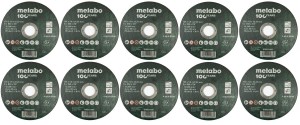 TARCZA TNĄCA 125x1x22,23mm 100YEARS METABO 616531000 10 SZTUK