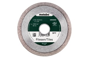 METABO TARCZA DIAMENTOWA TNĄCA DO PŁYTEK SP - T 125MM 628556000