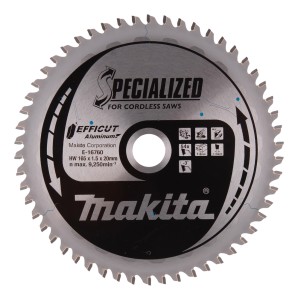 MAKITA E-16760 TARCZA TNĄCA EFFICUT DO ALUMINIUM 165x20mm 54Z x1,5mm