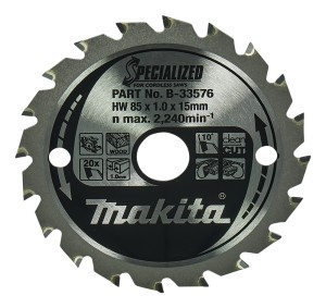 MAKITA PIŁA TARCZOWA 85x15x20z SPECJALIZED DREWNO