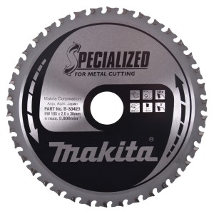 MAKITA TARCZA TNĄCA DO STALI METALU 185x30 mm 38Z Specialized B-33423