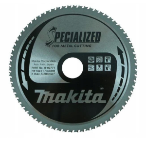 MAKITA TARCZA TNĄCA DO STALI METALU BLACHY 185 x 30 mm 70Z B-33445