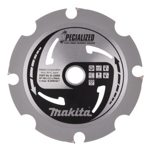 MAKITA B-33685 TARCZA TNĄCA DO PŁYT WŁÓKNOWO-CEMENTOWYCH 165x20 4Z