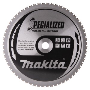 MAKITA TARCZA PIŁA DO CIĘCIA STALI METALU 305x25,4 60 ZĘBÓW B-33439