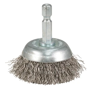 MAKITA D-76554 SZCZOTKA DRUCIANA GARNKOWA 38mm 1/4'' NA WIERTARKĘ INOX