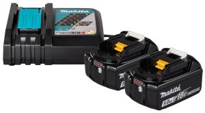 MAKITA ZESTAW ZASILAJĄCY AKUMULATOR 18V 2x5.0Ah + ŁADOWARKA DC18RC