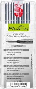 Pica Dry ZNACZNIK WKŁADY MARKER BUDOWLANY ZAPASOWY GRAFIT 4030 10 SZT
