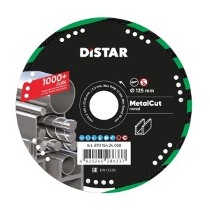 TARCZA DIAMENTOWA DO CIĘCIA METALU 125mm 1A1R Metal-Cut Distar 87015424058