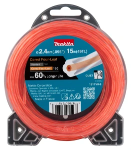 MAKITA ŻYŁKA DO DUR368 DUR369 BBC5700 EBH341 DUX60 2,4 MM 15M 1917V0-8