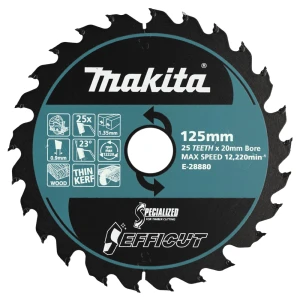 TARCZA TNĄCA EFFICUT 125x20mm 25Z MAKITA E-28880