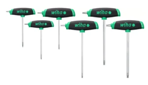WIHA 45622 ZESTAW KLUCZY TRZPIENIOWYCH TORX COMFORTGRIP Z RĘKOJEŚCIĄ T 6cz