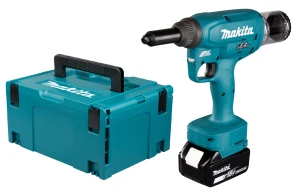 MAKITA DRV250ZJ NITOWNICA AKUMULATOROWA 18V 20kN 30mm ŚR. NITÓW 2,4-6,4mm